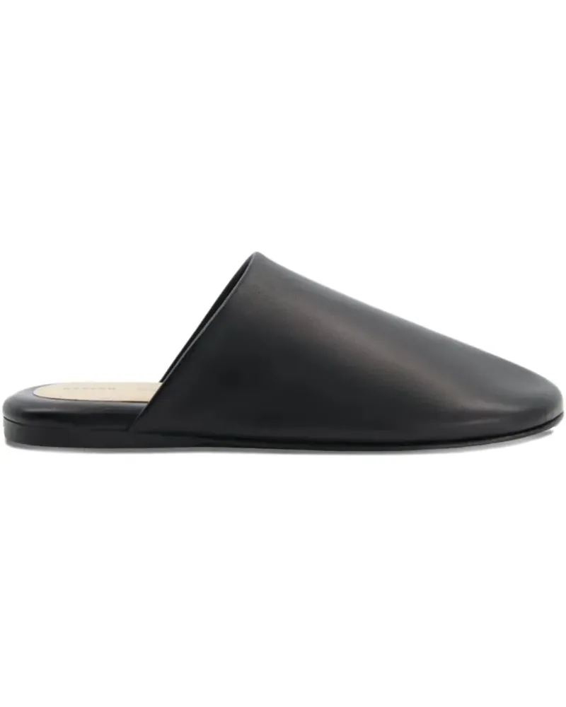 Carven leather flat mules - Schwarz Schwarz