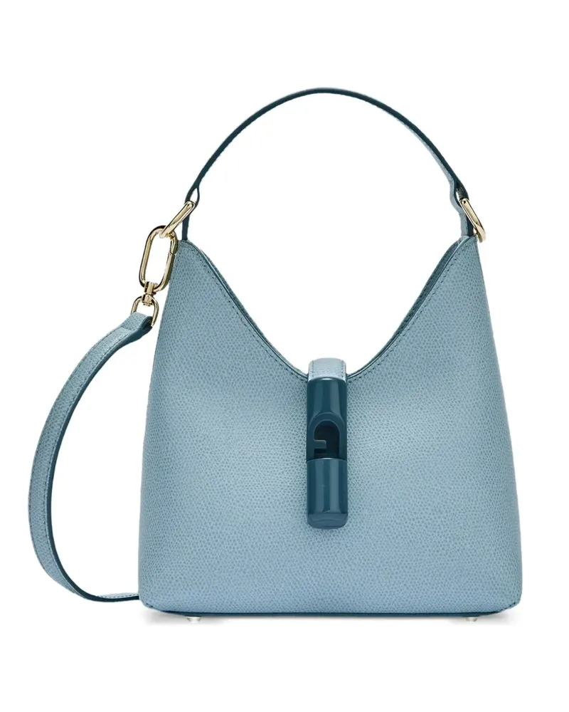 Furla Zylinderförmige mini Tasche mit Print - Blau Blau