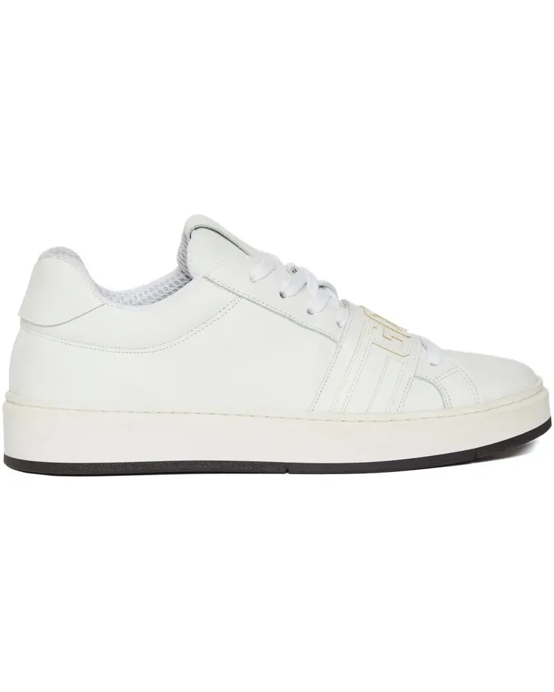 GCDS Sneakers mit Logo-Band - Weiß Weiß