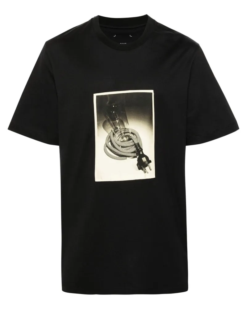 OAMC T-Shirt mit Foto-Print Schwarz