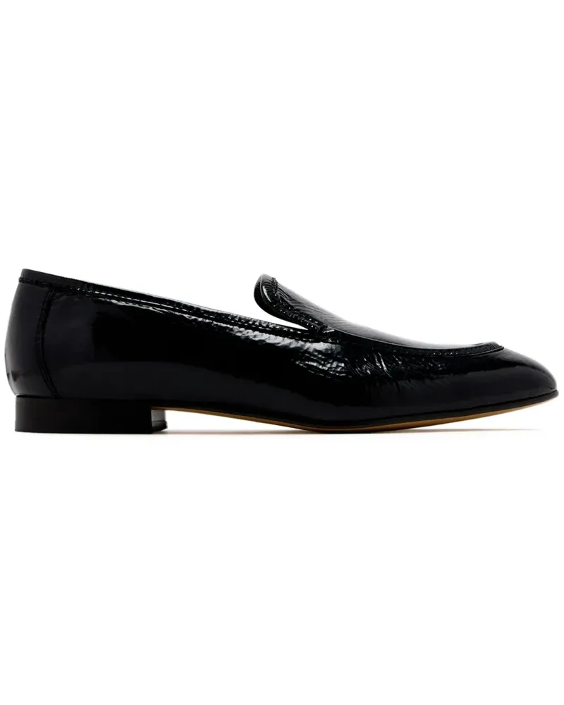 Le Monde Béryl Loafer aus Leder - Schwarz Schwarz