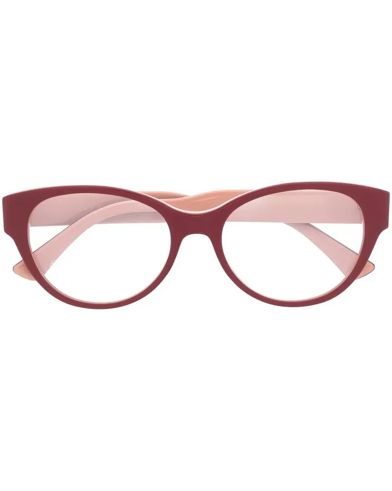 Cartier Cat-Eye-Brille mit Logo - Rosa Rosa