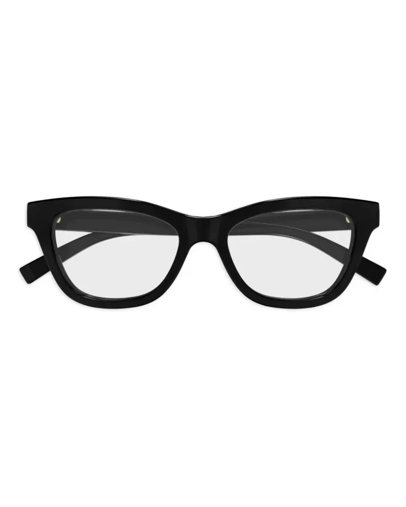 Gucci Cat-Eye-Brille mit GG-Brille - Schwarz Schwarz