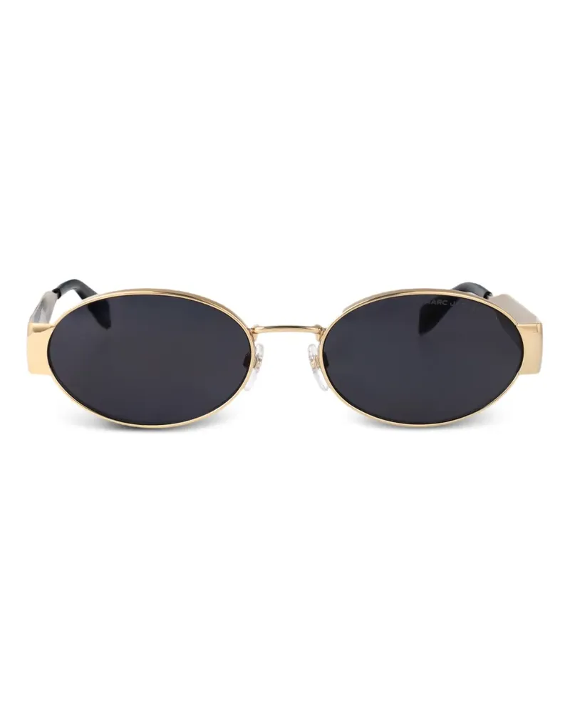Marc Jacobs Sonnenbrille mit ovalem Gestell - Gold Gold