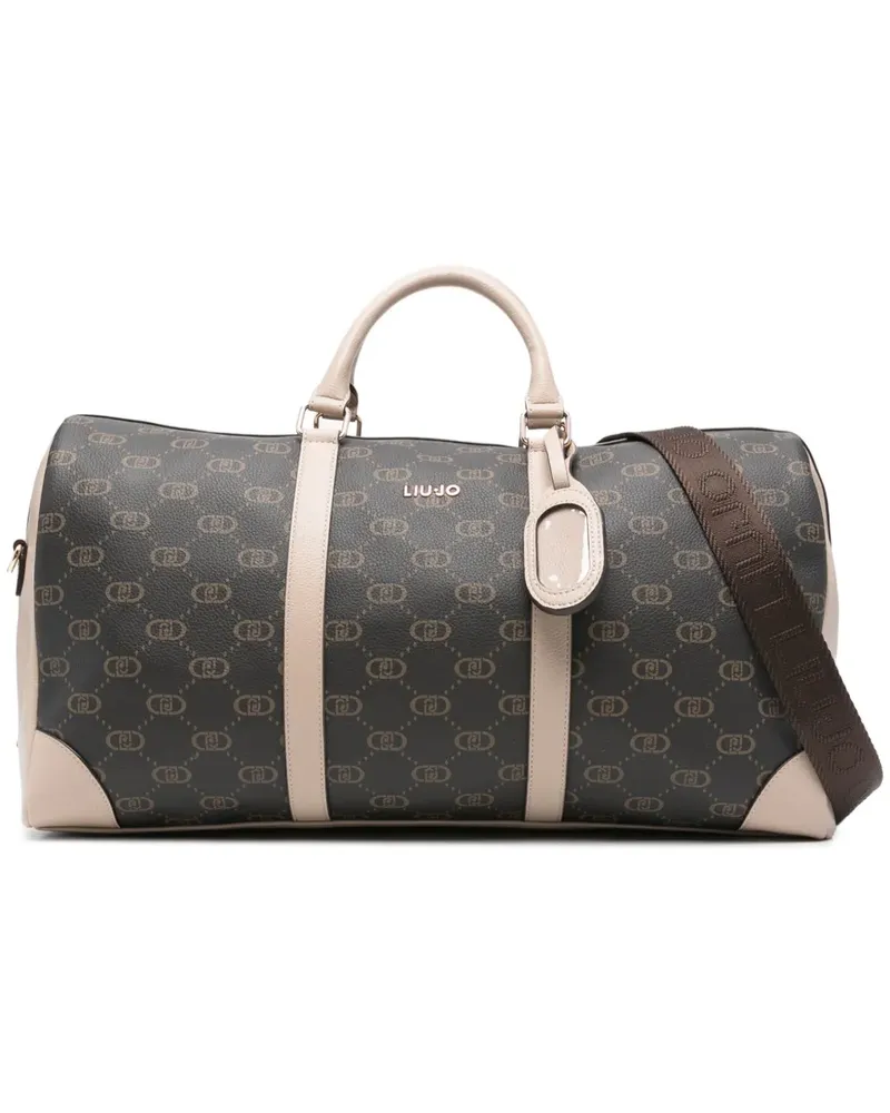 Liu Jo Reisetasche mit Logo - Nude Nude