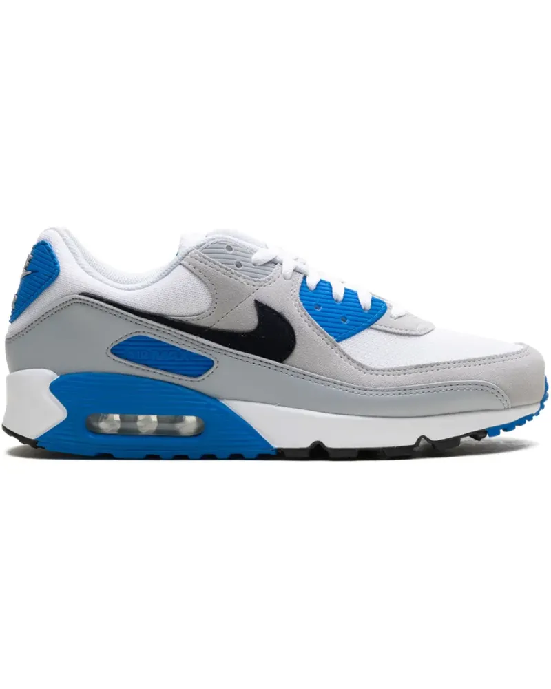 Nike Air Max 90 "White/Foto Blue/Pure Platinum/Black" Sneakers - Weiß Weiß