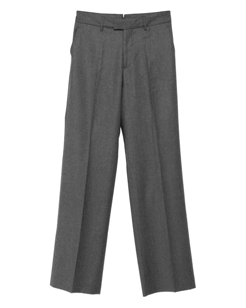 Berwich Hose mit Bundfalten - Grau Grau