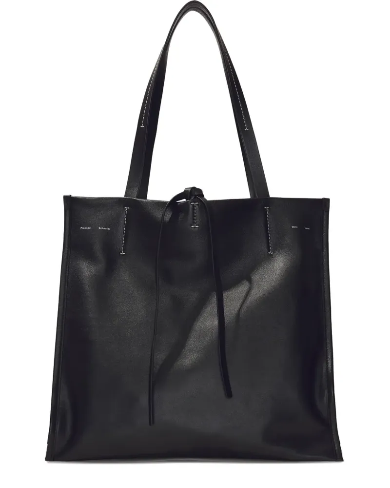 Proenza Schouler Tote Bag aus Nappaleder mit Schnürung - Schwarz Schwarz