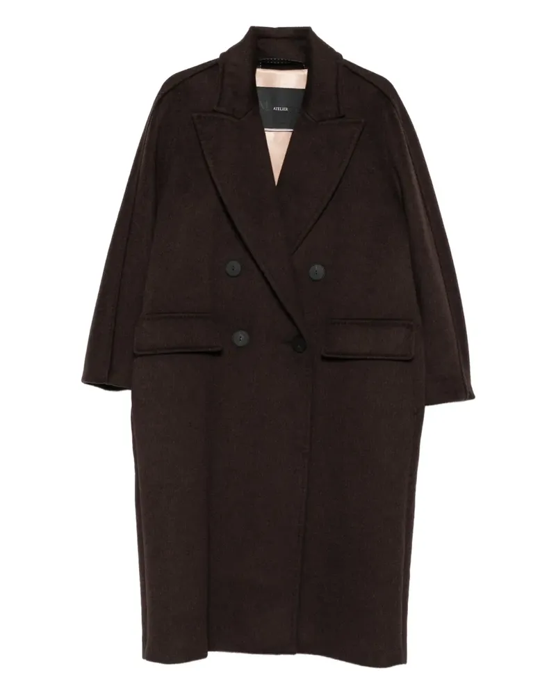 Max Mara Doppelreihiger Mantel - Braun Braun