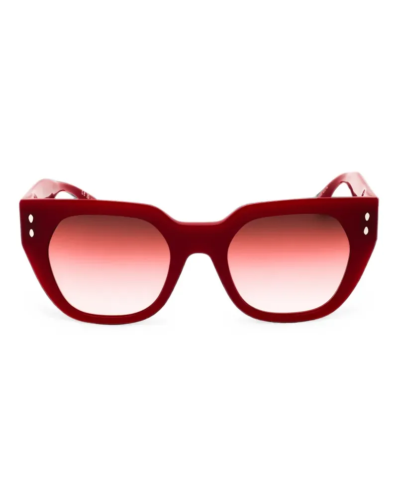 Isabel Marant oversized square-frame sunglasses - Rot Rot