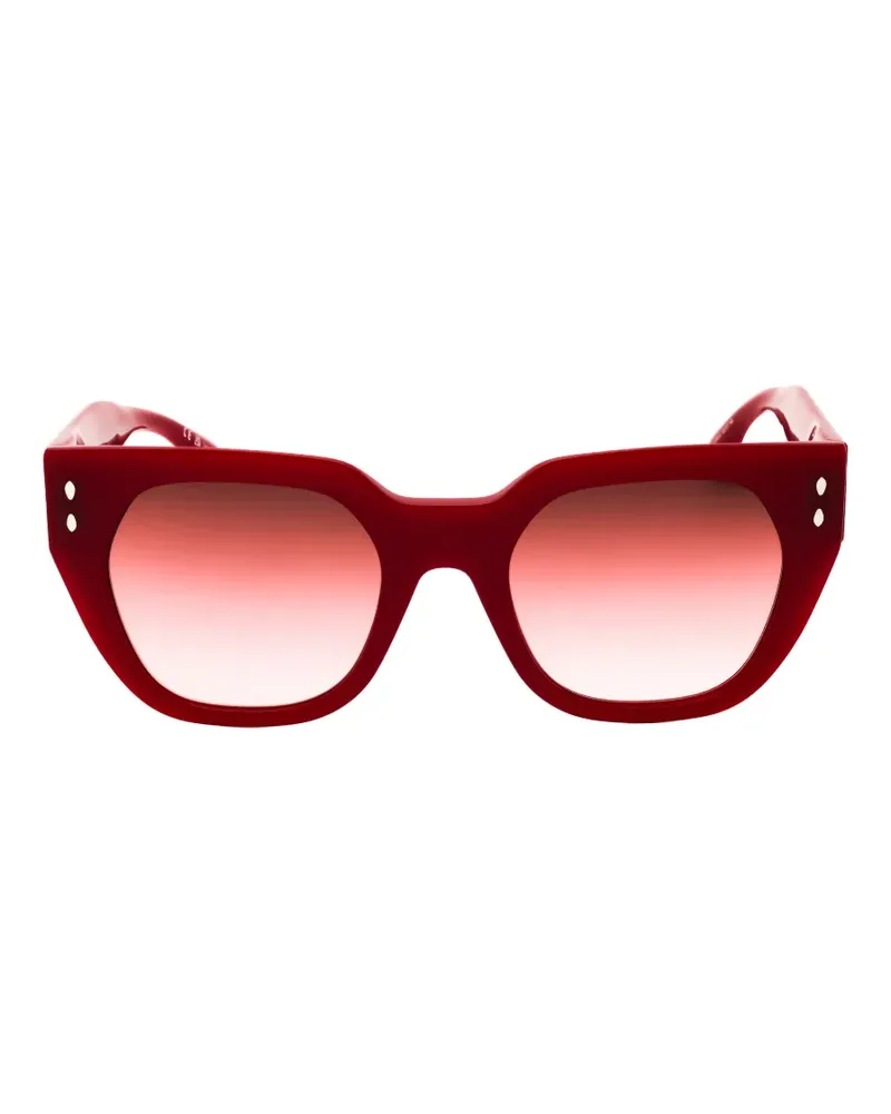 Isabel Marant Sonnenbrille im Oversized-Look - Rot Rot