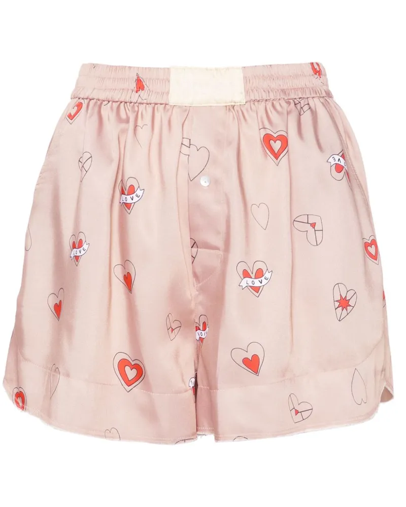 Parlor Glam Shorts Nude