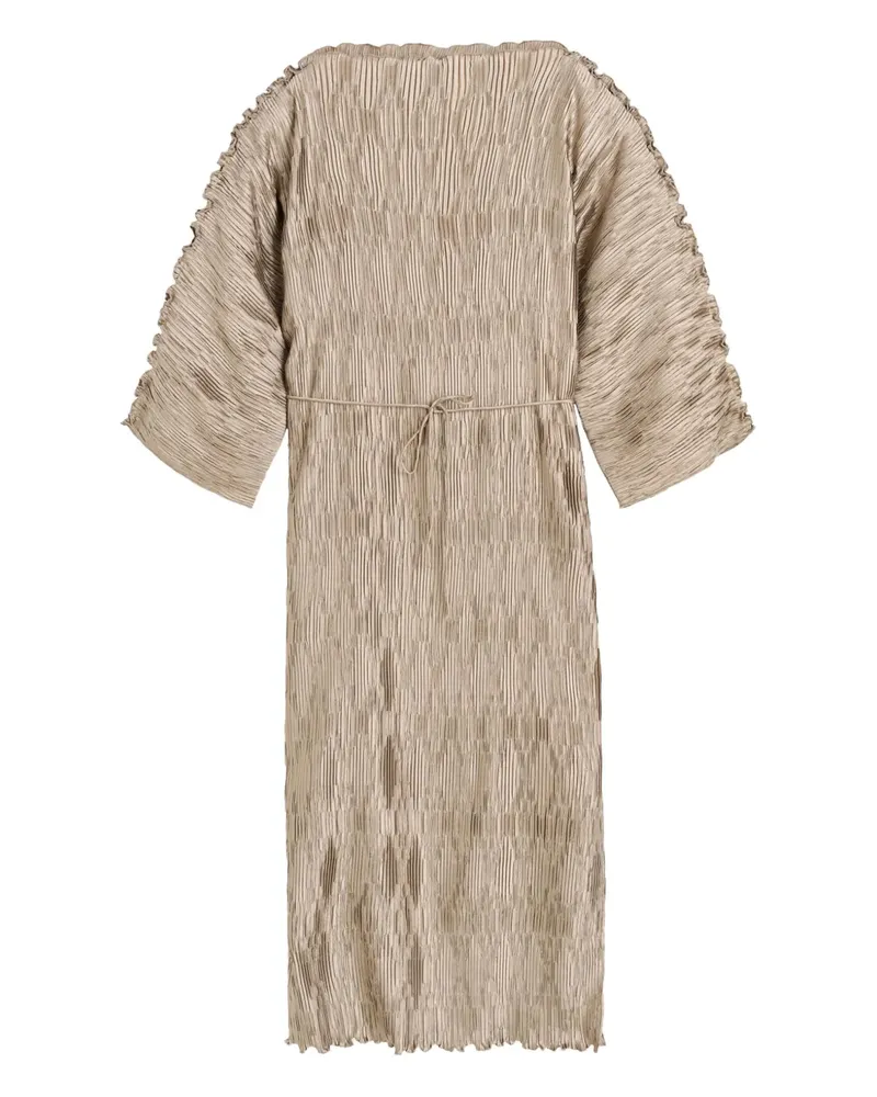 By Malene Birger Tralaido Maxikleid mit Falten - Nude Nude