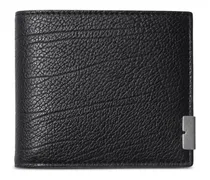 B Cut Portemonnaie mit Klappe - Schwarz