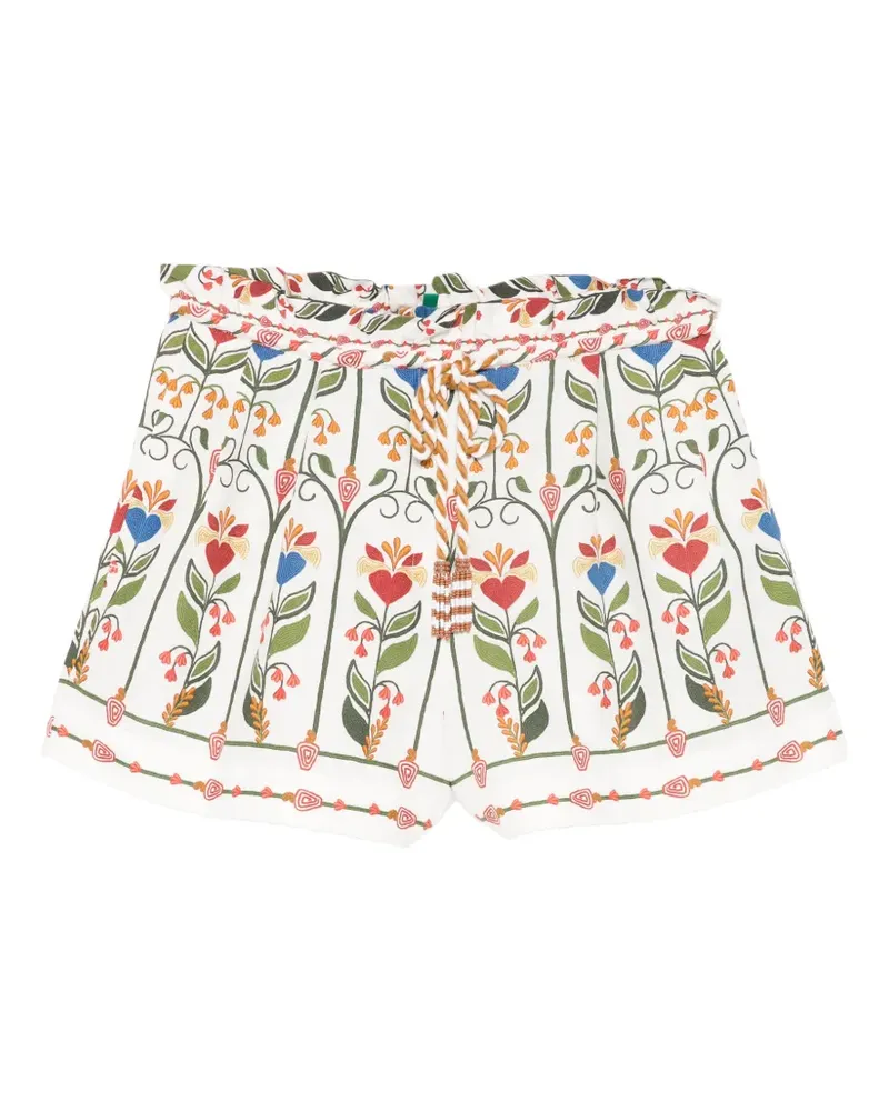 FARM Rio Fraga Shorts mit Print - Weiß Weiß