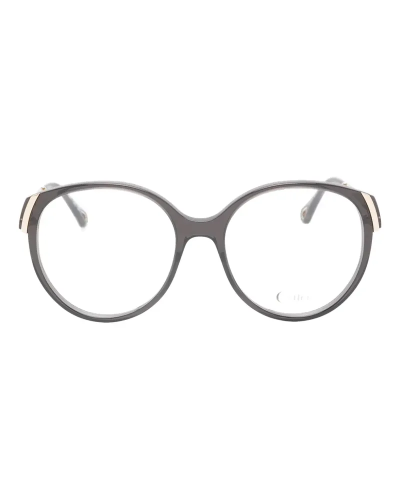 Chloé Brille mit rundem Gestell - Grau Grau