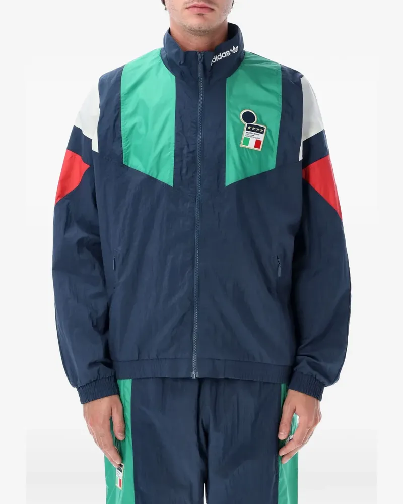 adidas Italy EQT Jacke in Colour-Block-Optik - Blau Blau