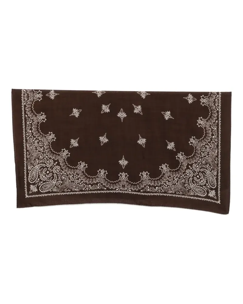 Destin Schal mit Paisleymuster - Braun Braun