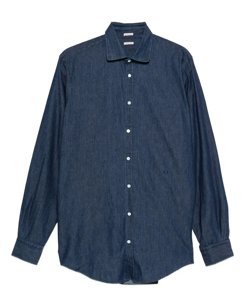 Massimo Alba Canary Jeanshemd - Blau Blau