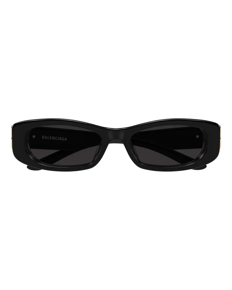 Balenciaga Cosmo BB-logo oval-frame sunglasses - Schwarz Schwarz