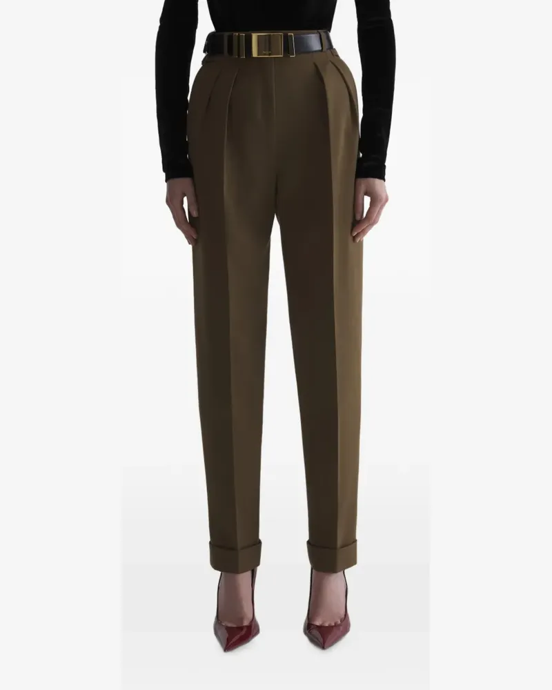 Thierry Mugler Karottenhose - Grün Grün
