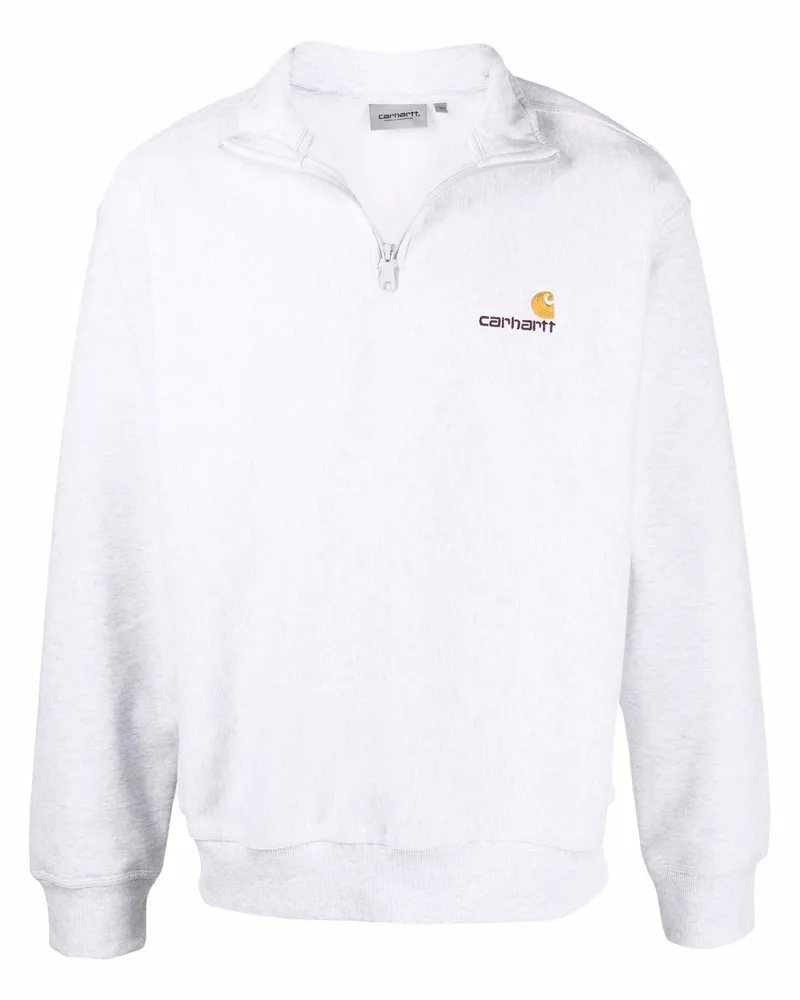 Carhartt WIP Sweatshirt mit Reißverschluss - Grau Grau