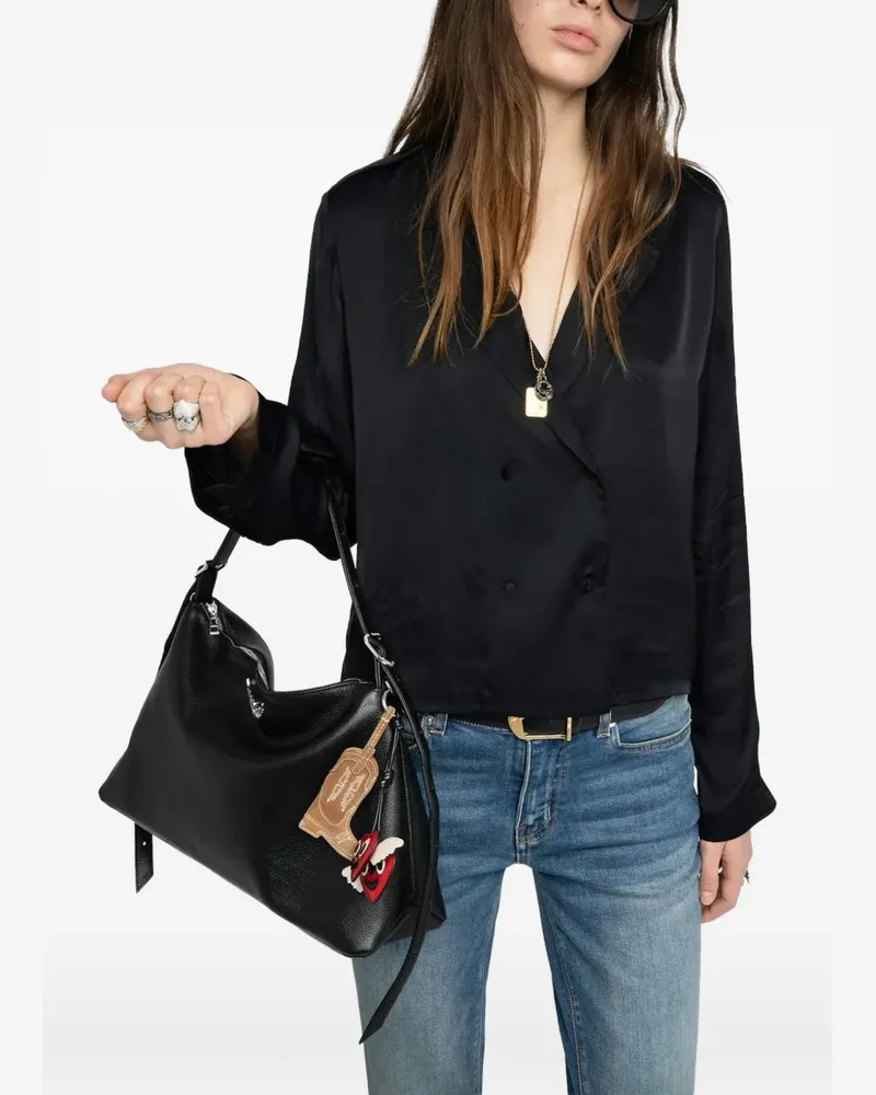 Zadig & Voltaire Doppelreihige Tussi Bluse - Schwarz Schwarz