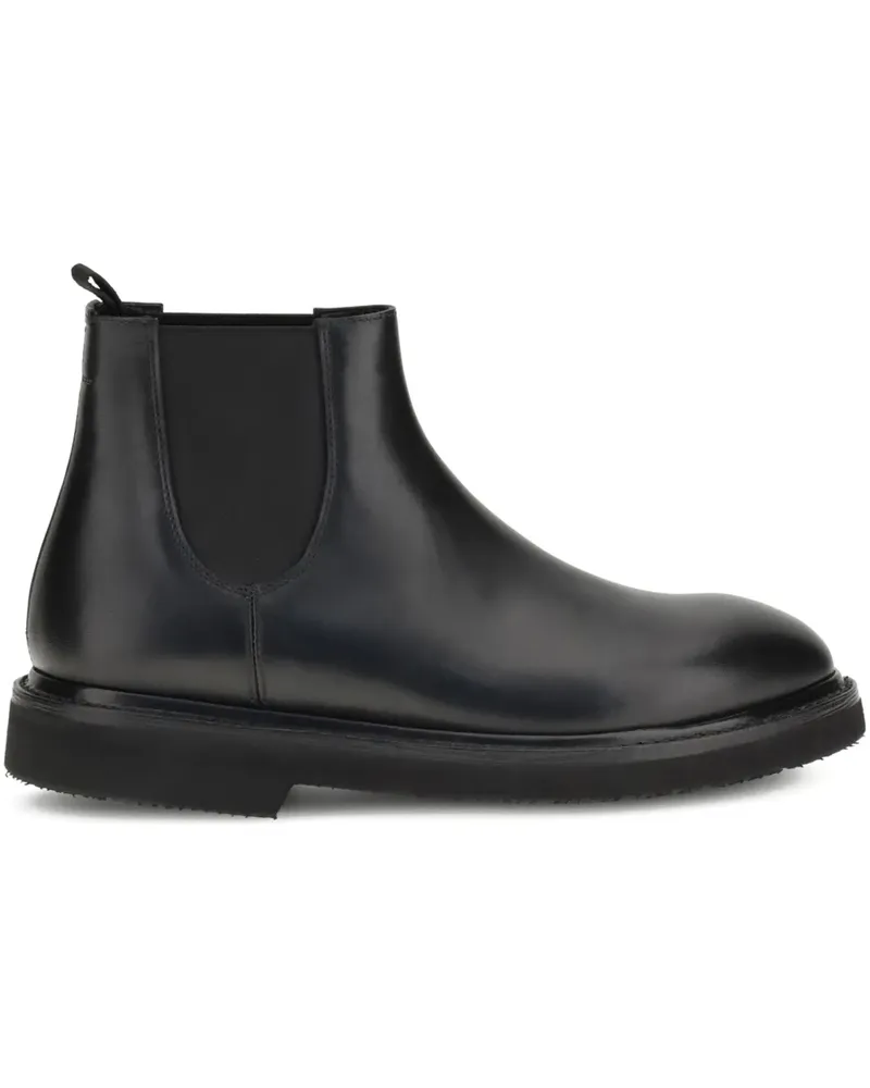 Premiata Klassische Chelsea-Boots - Schwarz Schwarz