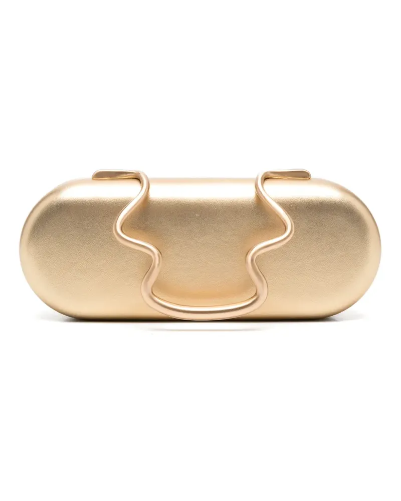 Cult Gaia Ilaria Clutch mit Metallic-Finish - Gold Gold
