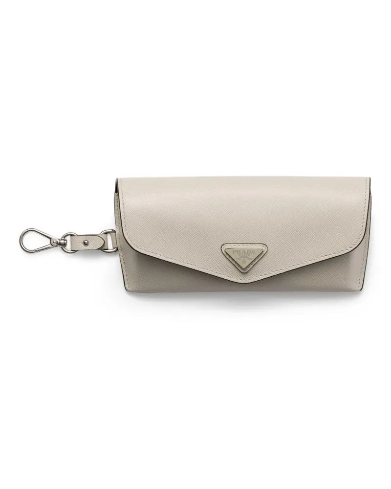 Prada Brillenetui mit Druckknopf - Nude Nude