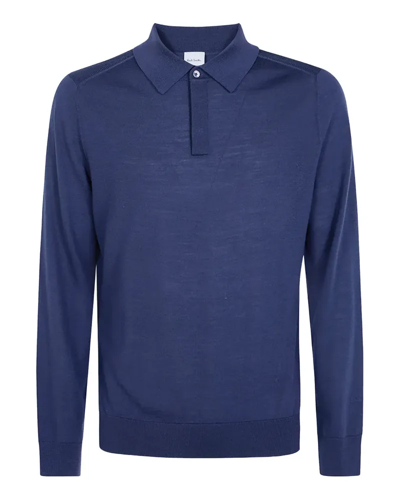Paul Smith merino wool Polo-shirt - Blau Blau