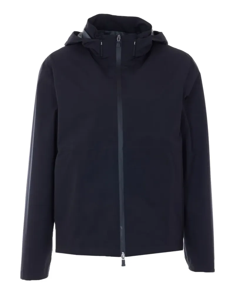 Herno zip-up hooded jacket - Blau Blau