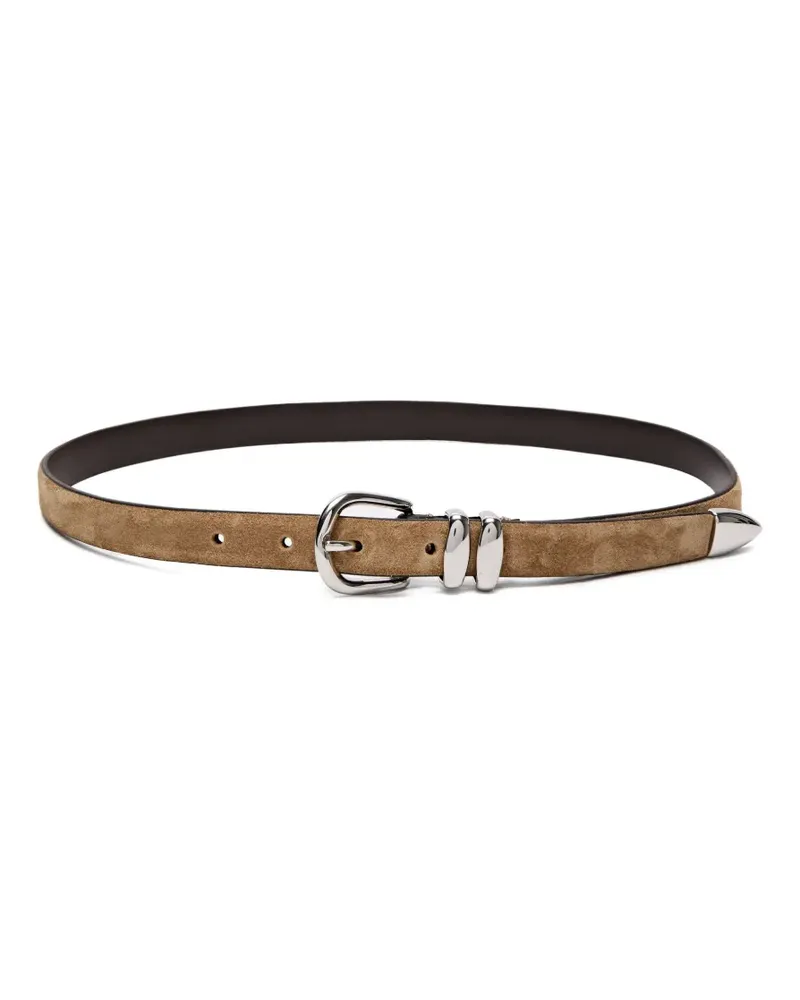 Anderson's Gürtel aus Wildleder - Braun Braun