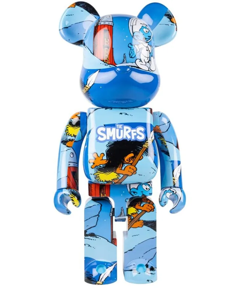 Medicom Toy x The Smurfs The Astrosmurf BE@RBRICK 1000% Figur - Blau Blau