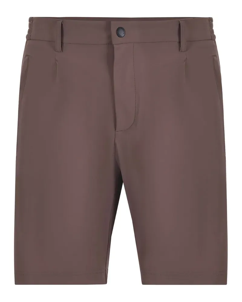 People of Shibuya elasticated pleated tailored shorts - Braun Braun