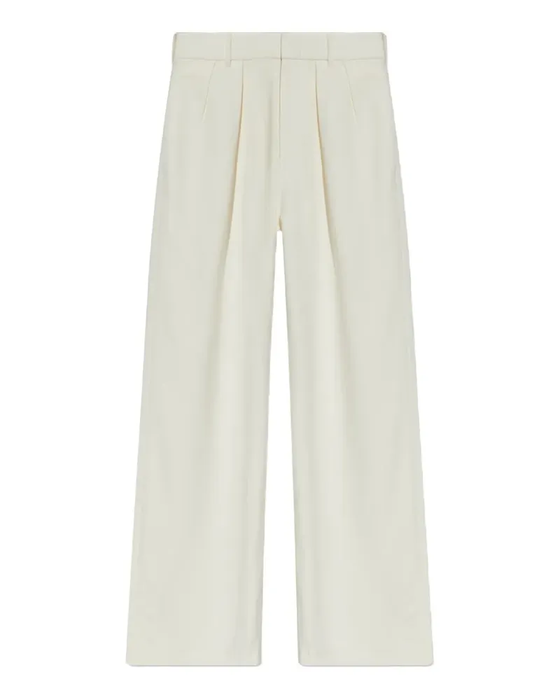 Citizens of humanity Ines pleated tailored trousers - Weiß Weiß