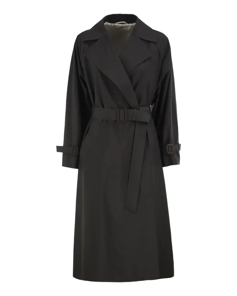 Max Mara Fatto belted trench coat - Schwarz Schwarz