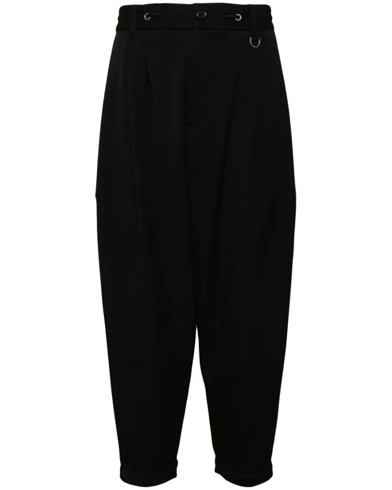 SONGZIO Cropped-Ballonhose mit Stretchbund Schwarz