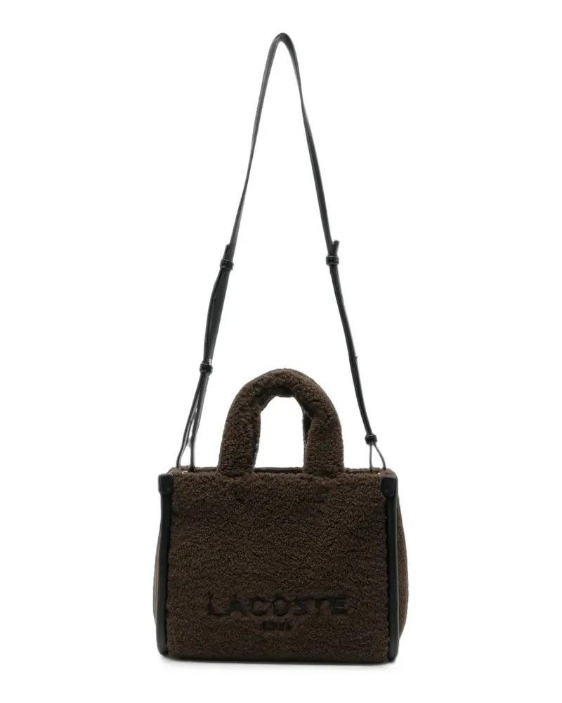 Lacoste Kleine Shopping Handtasche - Braun Braun