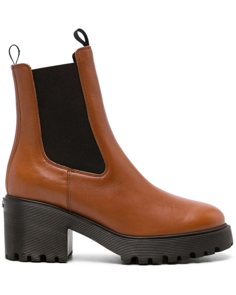 Hogan Slip-On-Stiefeletten - Braun Braun