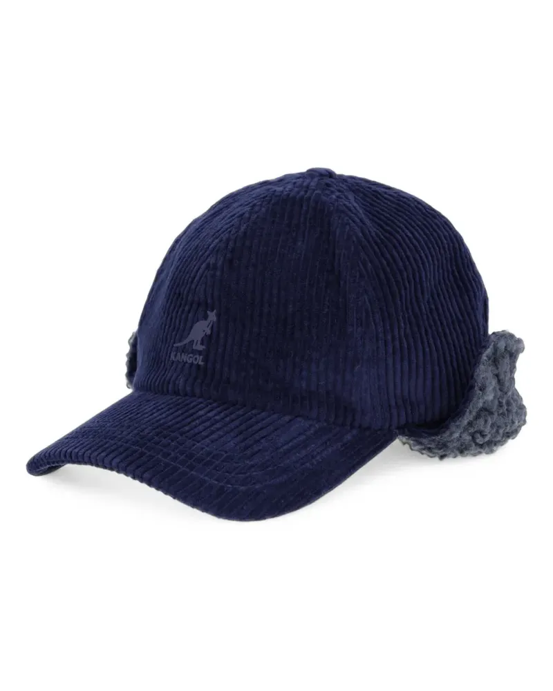 Kangol Cozy corduroy fleece-trimmed baseball cap - Blau Blau