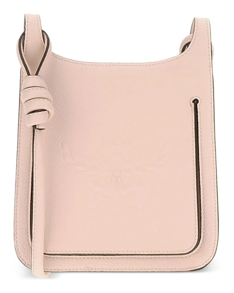 MCM Mini Hummel Schultertasche - Rosa Rosa