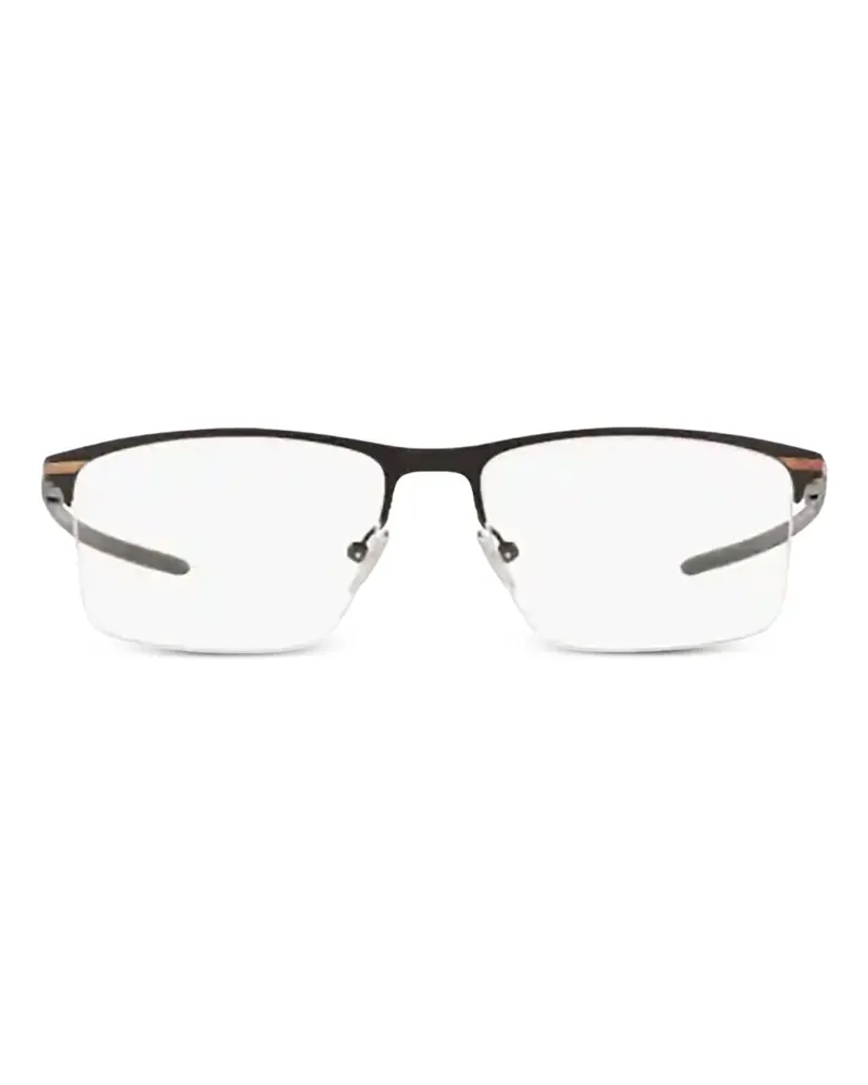 Oakley Tie Bar Halbrand-Brille - Schwarz Schwarz