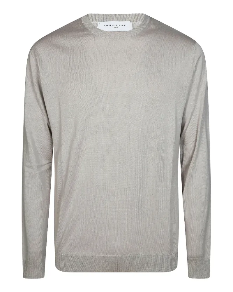 Daniele Fiesoli Fein gestrickter Pullover - Grau Grau