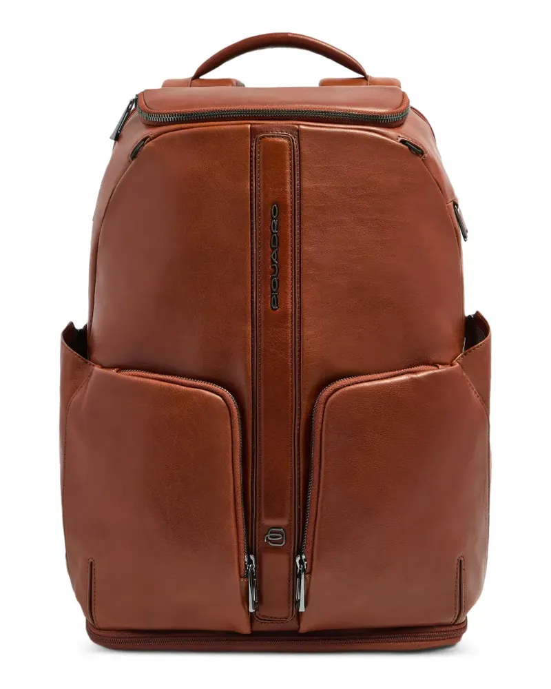 Piquadro Rucksack aus Leder - Braun Braun