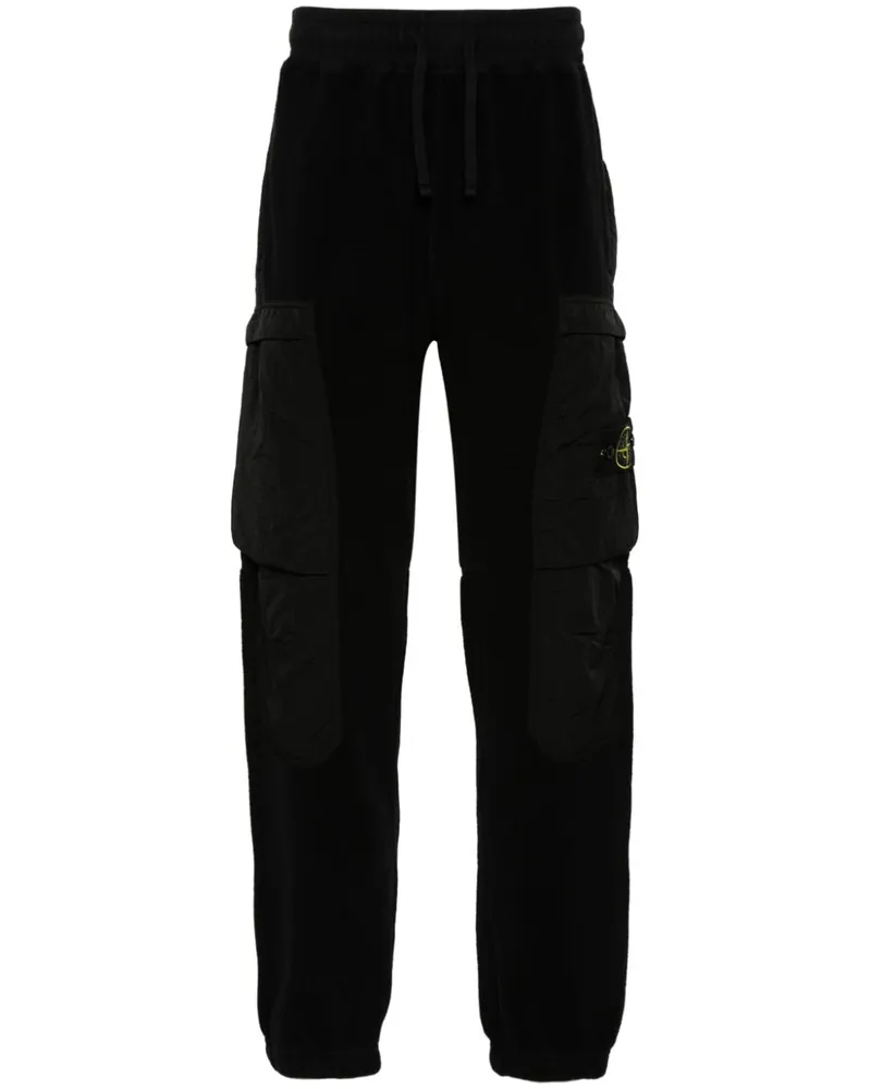 Stone Island Fleece-Jogginghose - Schwarz Schwarz