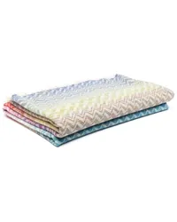 Missoni Home Decke mit Zickzackmuster Rot