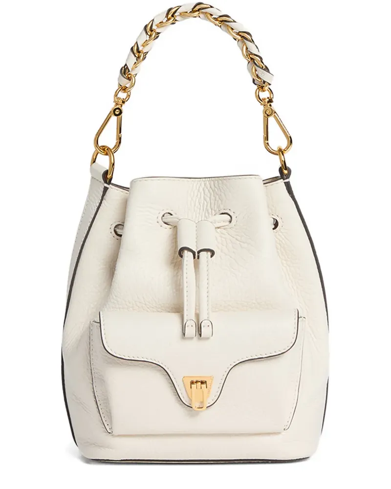 Coccinelle small Beat generation bucket bag - Nude Nude