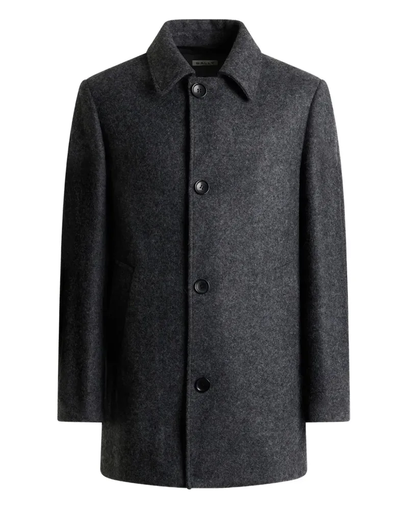 Bally Melierter Mantel - Grau Grau