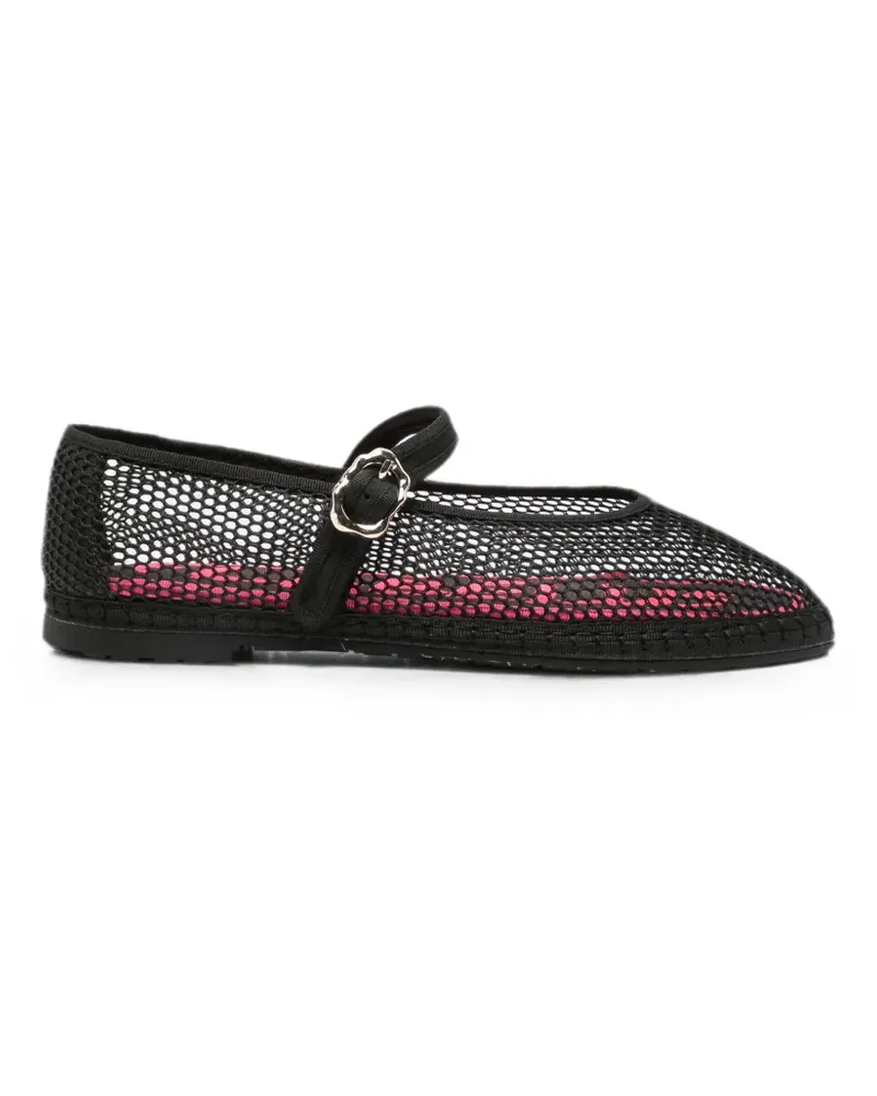 FLABELUS Isabella mesh ballet flats - Schwarz Schwarz